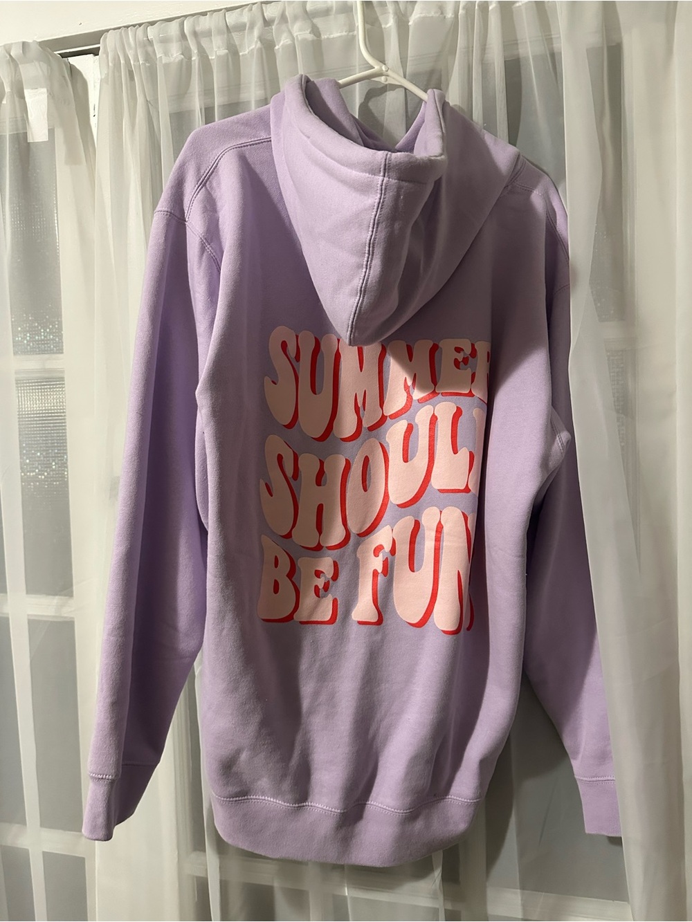 Summer Should Be Fun Lavender Hoodie - Brand